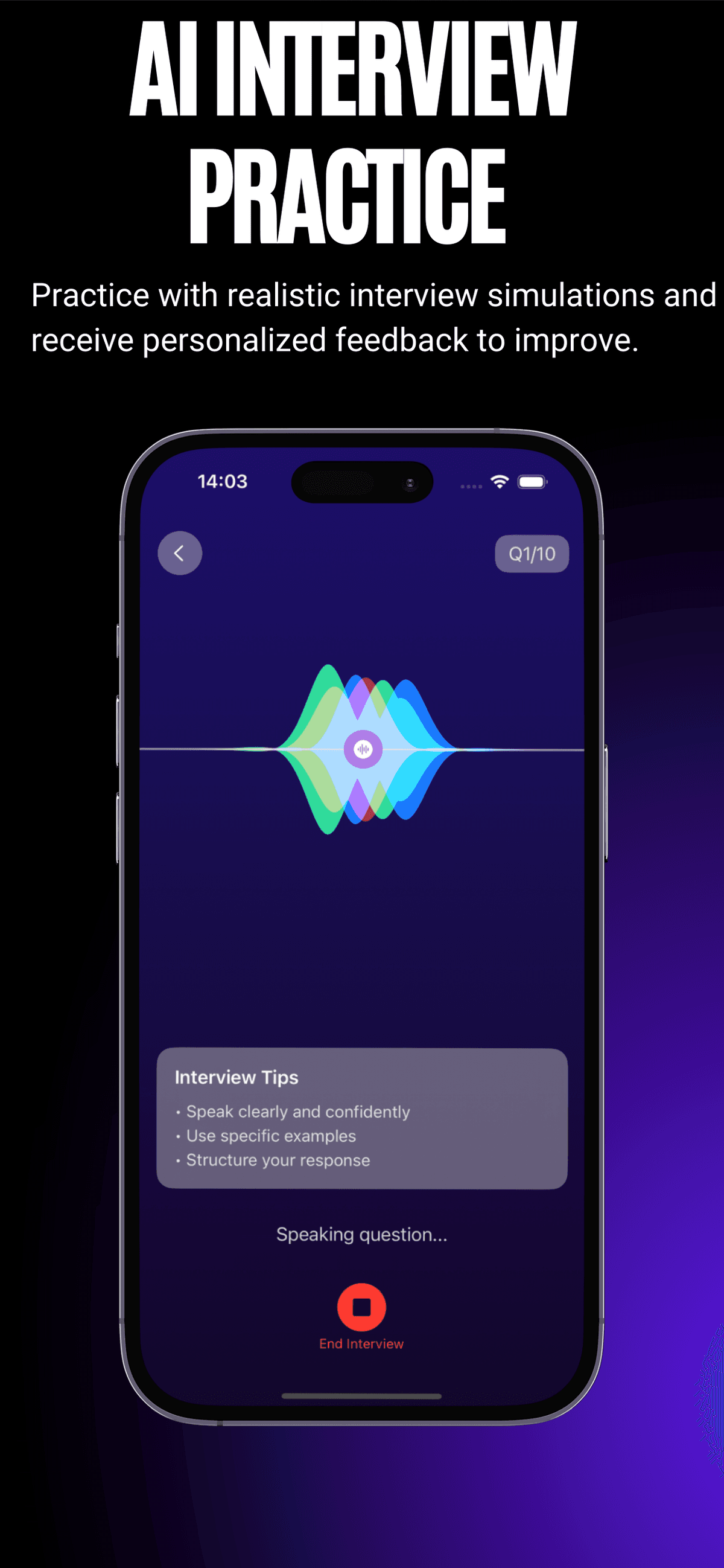 AI Interview feature